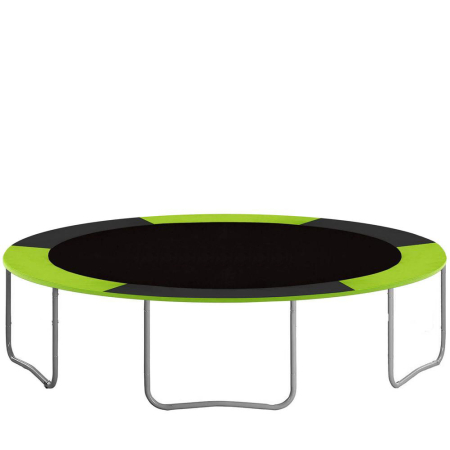 Protectie arcuri trambulina 366 cm spuma epe 3 straturi, dimensiune universala, verde negru [7]