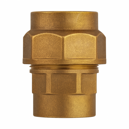 Scurgeri, sifoane, racorduri sanitare - Racord compresie Remer Rubinetterie Minutery 490RF11250, 1" 1/2 x 50 mm, filet interior, pentru teava PEHD, instalatii apa si irigatii, alama