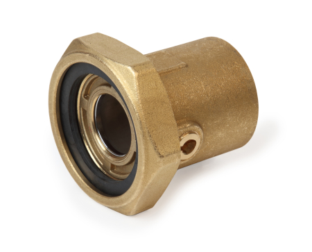 Fitinguri - Racord cu bila Giacomini R252Y002, pentru pompa, filet interior 1 1/4" x 2", alama