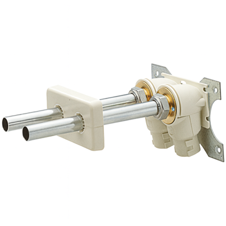 Fitinguri - Racord incastrat Giacomini R543Y002, 16x16 mm, cu interax 35 mm, alama