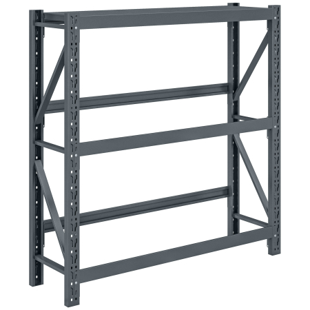 Living & hol -  Raft Autoportant pentru 6 Lazi de Bauturi cu 3 Niveluri cu Polite Ajustabile, 110x30x110cm, Gri