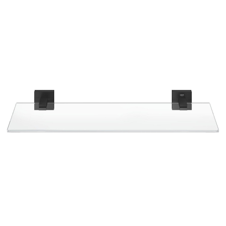 Raft baie Grohe 411092430, 530 mm, 145 mm, 2 orificii instalare, pe perete, sticla, metal, elemente fixare, Negru [2]