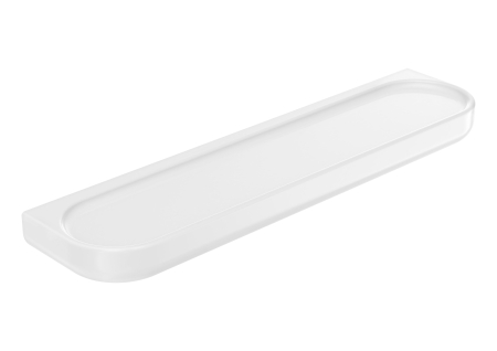 Accesorii baie - Raft baie Roca A3870Z0000, 100 mm, 500 mm, 45 mm, 4 orificii instalare, pe perete, ceramica sanitara, Alb
