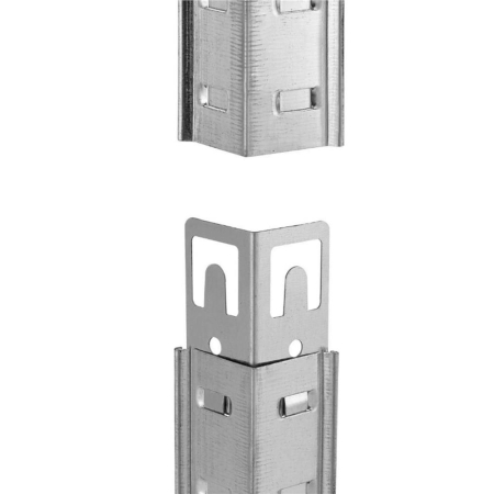 Raft metalic depozitare 5 polite MDF reglabile, max 875 kg, pliabil in 2 rafturi mici, 180x90x30 cm, argintiu [9]
