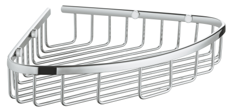 Accesorii baie - Raft colt Grohe 40663001, 303 mm, 233 mm, 4 orificii instalare, pe colt, metal, elemente fixare ascunse, Crom