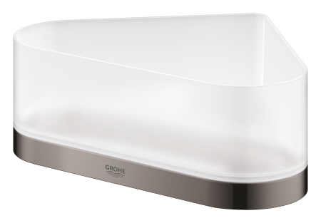 Raft de colt Grohe 41038A00, Selection, montare pe perete, fixare ascunsa, ABS/Metal, lucios, grafit [1]