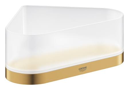 Baie - Raft de colt Grohe 41038GN0, Selection, montare pe perete, ABS/Metal, mat, auriu