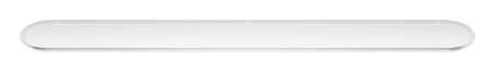 Raft Grohe 41057000, 600 mm, 75 mm, 2 orificii instalare, pe suport, sticla, elemente fixare ascunse, Alb [3]