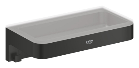 Baie - Raft Grohe 411072430, baie Start Cube, tip instalare pe perete, design modern, fixare sigura, negru