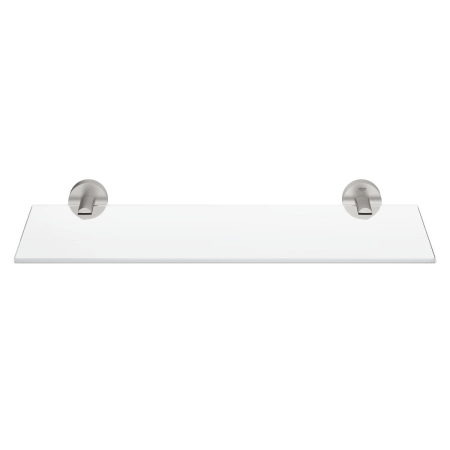 Raft Grohe 41202DC0, Start, pe perete, 530 x 145 mm, sticla, mat, otel satinat [1]