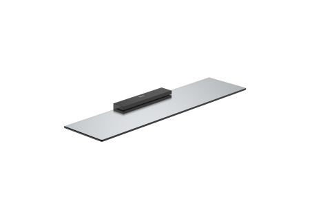 Baie - Raft Roca A817593C40, lavoar Hotels, numar orificii instalare 2, tip instalare pe perete, elemente fixare ascunse, negru