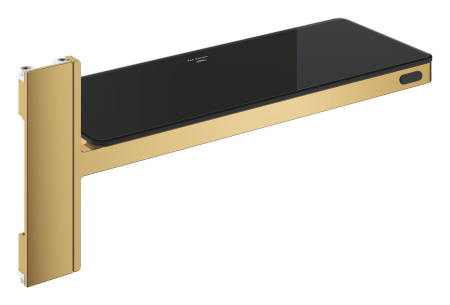 Accesorii baie - Raft sistem dus Grohe 101677GL00, SPA Aqua Pure, 231 x 91 mm, metal/acril, lucios, auriu