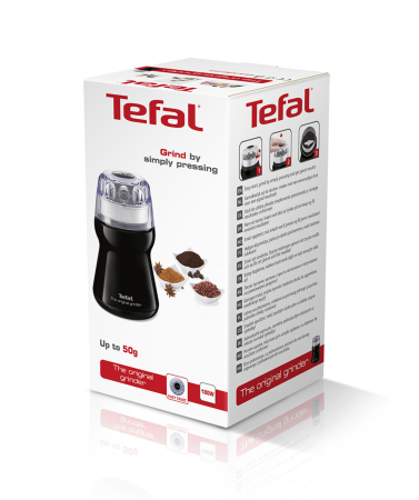 Rasnita Original  TEFAL GT110838, 180 W, 50 g, design modern, lame inox, negru [5]