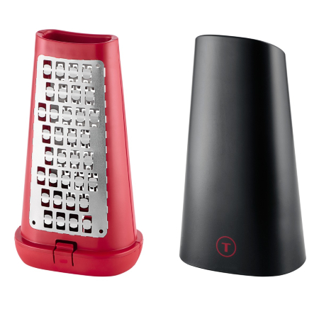 Razatoare Tefal Ingenio+ K4281034, inox, 2 fete de razuire, compatibilitate cu masina de spalat vase, rosu & negru [7]
