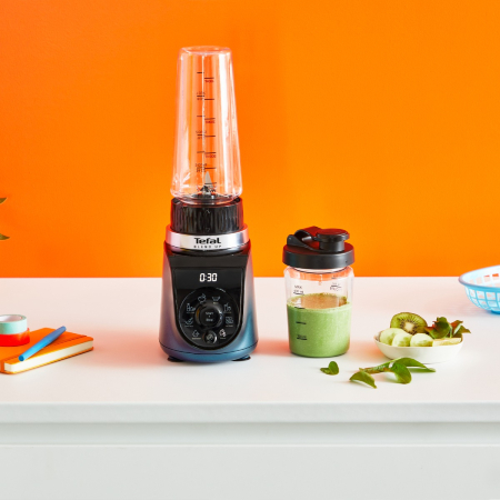 Recipient portabil Tefal XF1908E0, 400 ml, Tritan®, compatibil cu blenderele Tefal Blend Up, seriile BL19xx, transparent [2]