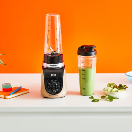 Recipient portabil Tefal XF1918E0, 700 ml, Tritan®, compatibil cu blenderele Tefal Blend Up, seriile BL19xx, transparent [5]