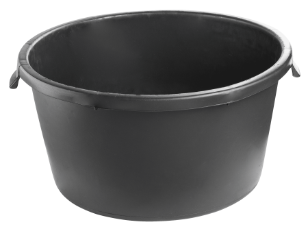 Unelte de vopsit si tencuit - Recipient rotund rezistent, capacitate 45 l, negru