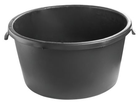 Unelte de vopsit si tencuit - Recipient rotund rezistent, capacitate 90 l, negru
