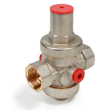 Obiecte si instalatii sanitare - Reductor de presiune cu piston Giacomini R153PX005, 1", filet interior, 1-5.5 bar, PN25, alama nichelata