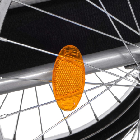 Remorca bicicleta transport animale acoperis impermeabil, maxim 40 kg, rezistenta, verde negru [17]