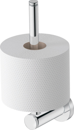 Baie - Rezerva hartie Duravit 0099151000, igienica D-Code, tip instalare pe perete, numar orificii instalare 2, crom