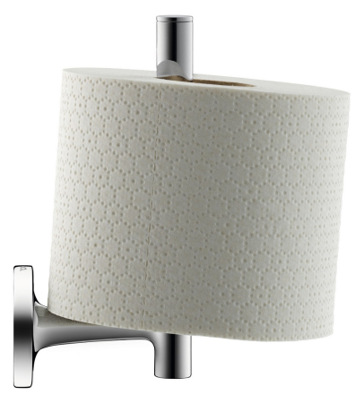 Baie - Rezerva hartie Duravit 0099391000, Starck T, tip instalare pe perete, numar orificii instalare 2, crom