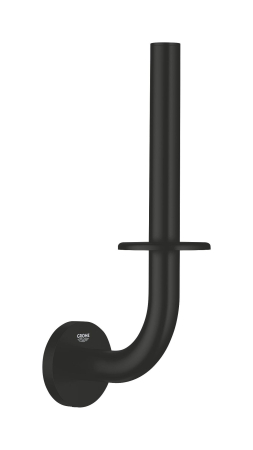 Baie - Rezerva hartie igienica Grohe 411862430, 116 mm, 232 mm, 1 role hartie, 2 orificii instalare, 1 rafturi, Negru
