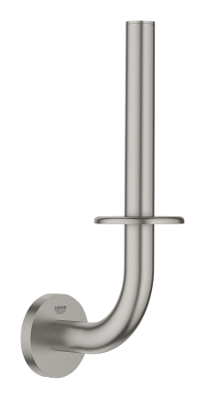 Accesorii WC - Rezerva hartie igienica Grohe 41186DC0, Start, pe perete, 1 rola, metal, mat, otel satinat