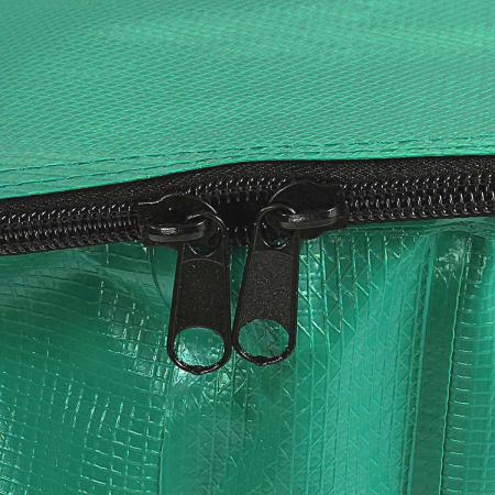 Rezervor apa pluviala pliabil 1000L cu robinet filtru si capac fermoar dublu, PVC rezistent UV, 6 tevi sustinere, 100x125 cm, verde [4]