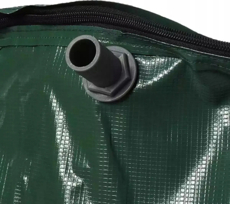 Rezervor colectare apa ploaie 750L pliabil, PVC rezistent UV, robinet filtru capac fermoar, 6 tevi sustinere, 100x103 cm [6]
