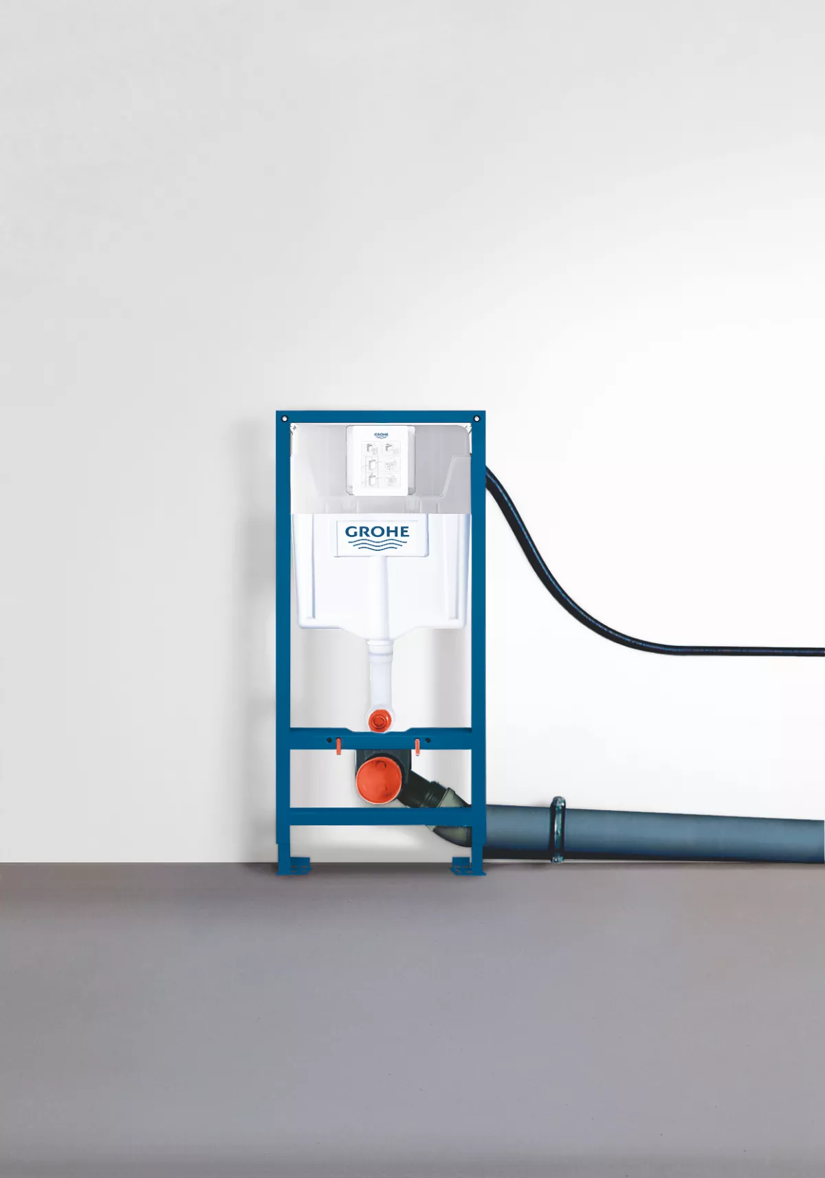 Rezervor Grohe Rapid SL 38528001, incastrat, 1/2'', suport, reductor, alb [5]