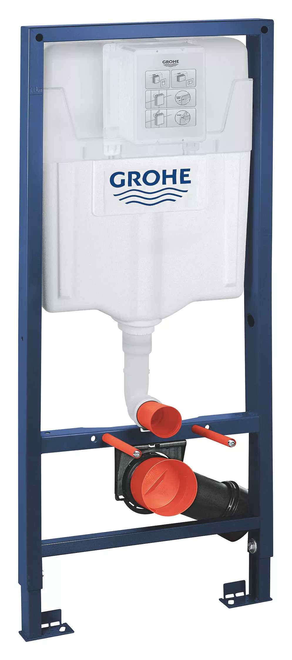 Rezervoare incastrate - Rezervor Grohe Rapid SL 38528001, incastrat, 1/2'', suport, reductor, alb