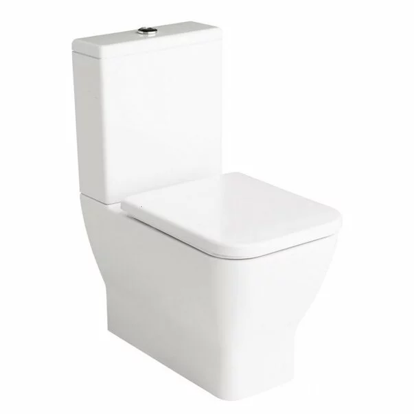 Rezervoare aparente - Rezervor pe vas WC Gala Emma Square alimentare inferioara alb