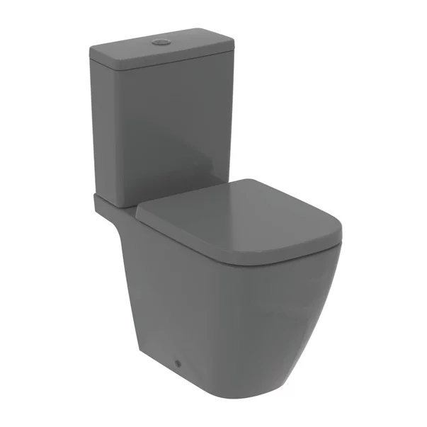 Rezervor pe vas WC Ideal Standard I.life A cu alimentare inferioara gri lucios [1]