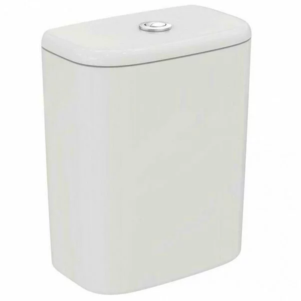 Rezervoare aparente - Rezervor pe vas wc Ideal Standard Tesi cu alimentare inferioara alb mat