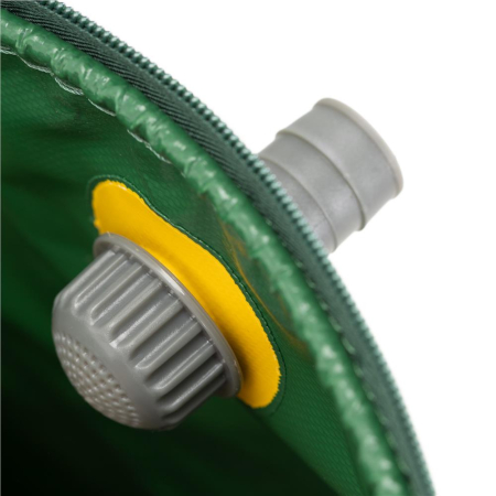 Rezervor pliabil pentru colectarea apei de ploaie, 500 L, PVC 1000D, cu 2 robinete si sistem preaplin, verde [22]