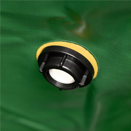 Rezervor pliabil pentru colectarea apei de ploaie, 500 L, PVC 1000D, cu 2 robinete si sistem preaplin, verde [20]