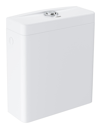 Baie - Rezervor WC Grohe 39911000, aplicat Bau Ceramic, montaj pe wc, zona alimentare lateral, dubla spalare, alb