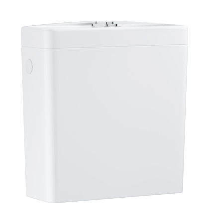 Rezervor WC Grohe 39911000, aplicat Bau Ceramic, montaj pe wc, zona alimentare lateral, dubla spalare, alb [1]