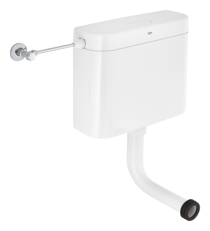 Rezervoare aparente - Rezervor WC podea Grohe 37355SH0, pe perete, universal, valva, plastic, alb