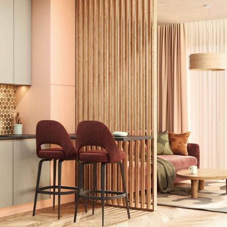 Riflaj perete despartitor MDF, LDA PREMIUM, Stejar Saragossa, 275x58 cm [9]