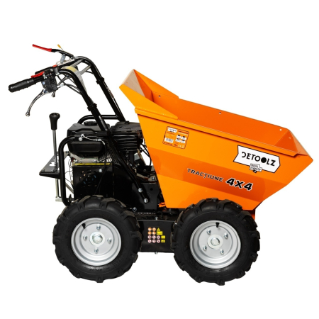 Roaba Motorizata Detoolz DZ-CC1075-G01, 7.5 CP, 212 Cc, Benzina 4T, Capacitate Cuva 300 Kg, 4 Viteze [5]