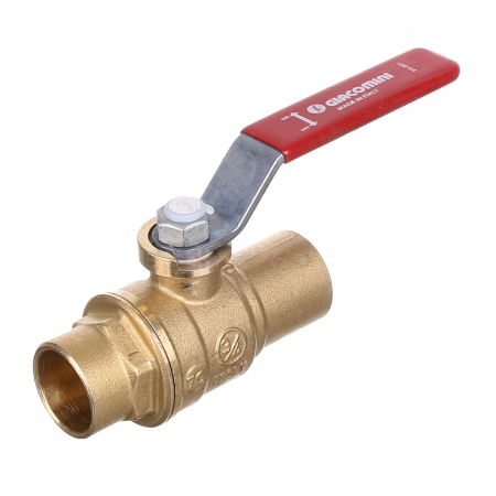 Obiecte si instalatii sanitare - Robinet apa de trecere Giacomini, D22 mm, levier, pentru lipire teava de cupru