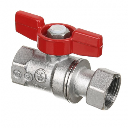 Obiecte si instalatii sanitare - Robinet apa de trecere olandez tip fluture Giacomini R251PX062, dimensiune 1/2", Interior - Interior, Alama