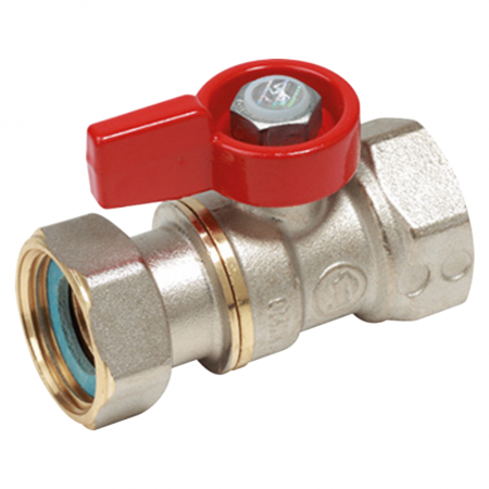 Obiecte si instalatii sanitare - Robinet apa de trecere olandez tip fluture Giacomini R251PX064, dimensiune 3/4", Interior - Interior, Alama