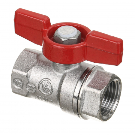 Obiecte si instalatii sanitare - Robinet apa de trecere tip fluture Giacomini R251X043, dimensiune 1/2, Interior - Interior, Alama