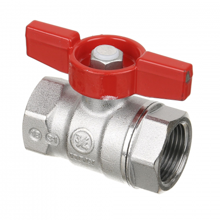 Obiecte si instalatii sanitare - Robinet apa de trecere tip fluture Giacomini R251X044, dimensiune 3/4, Interior - Interior, Alama