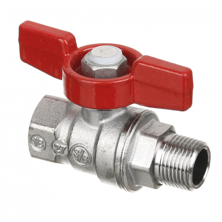 Obiecte si instalatii sanitare - Robinet apa de trecere tip fluture Giacomini R254X002, dimensiune 3/8, Interior - Exterior, Alama