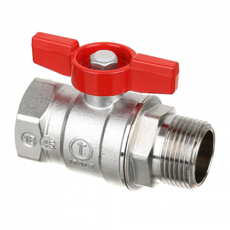 Obiecte si instalatii sanitare - Robinet apa de trecere tip fluture Giacomini R254X045, dimensiune 1", Interior - Exterior, Alama