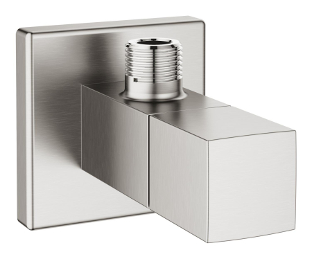Instalatii sanitare, termice & climatizare - Robinet coltar Grohe 22012DC0, 1/2'' x 3/8'', metal, mat, otel satinat
